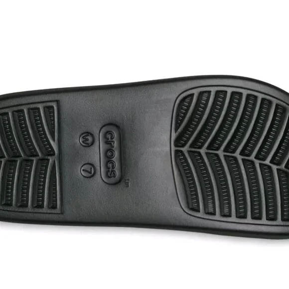 Crocs Platform Dylan Black Size 7 - BNWT - Picture 4 of 5